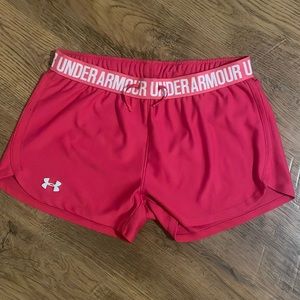 Under Armour Loose Pink Shorts